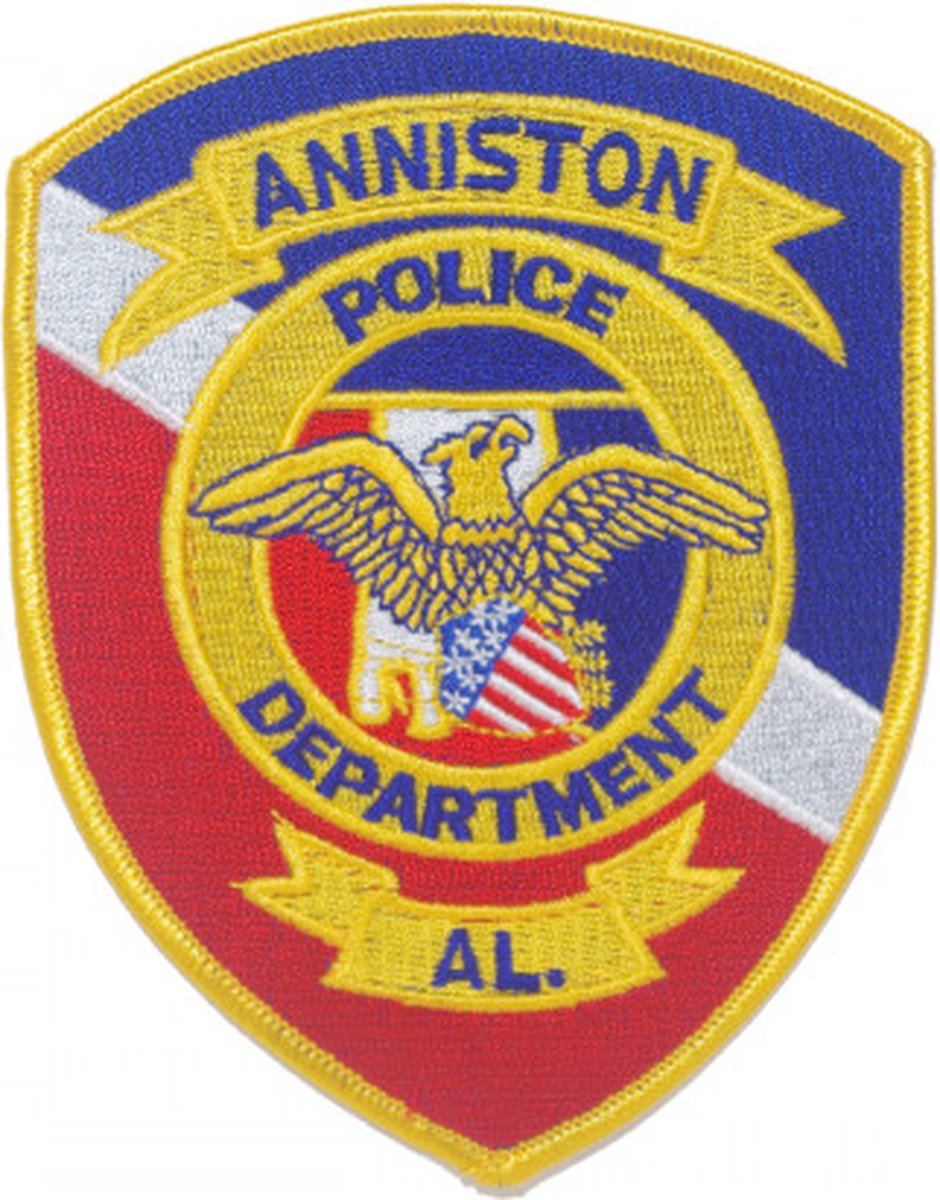 Anniston Police Department geborduurde patch embleem | Opnaai